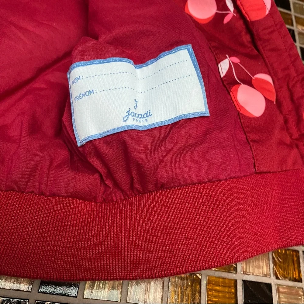Jacadi Paris Cherry Print Bomber Jacket
